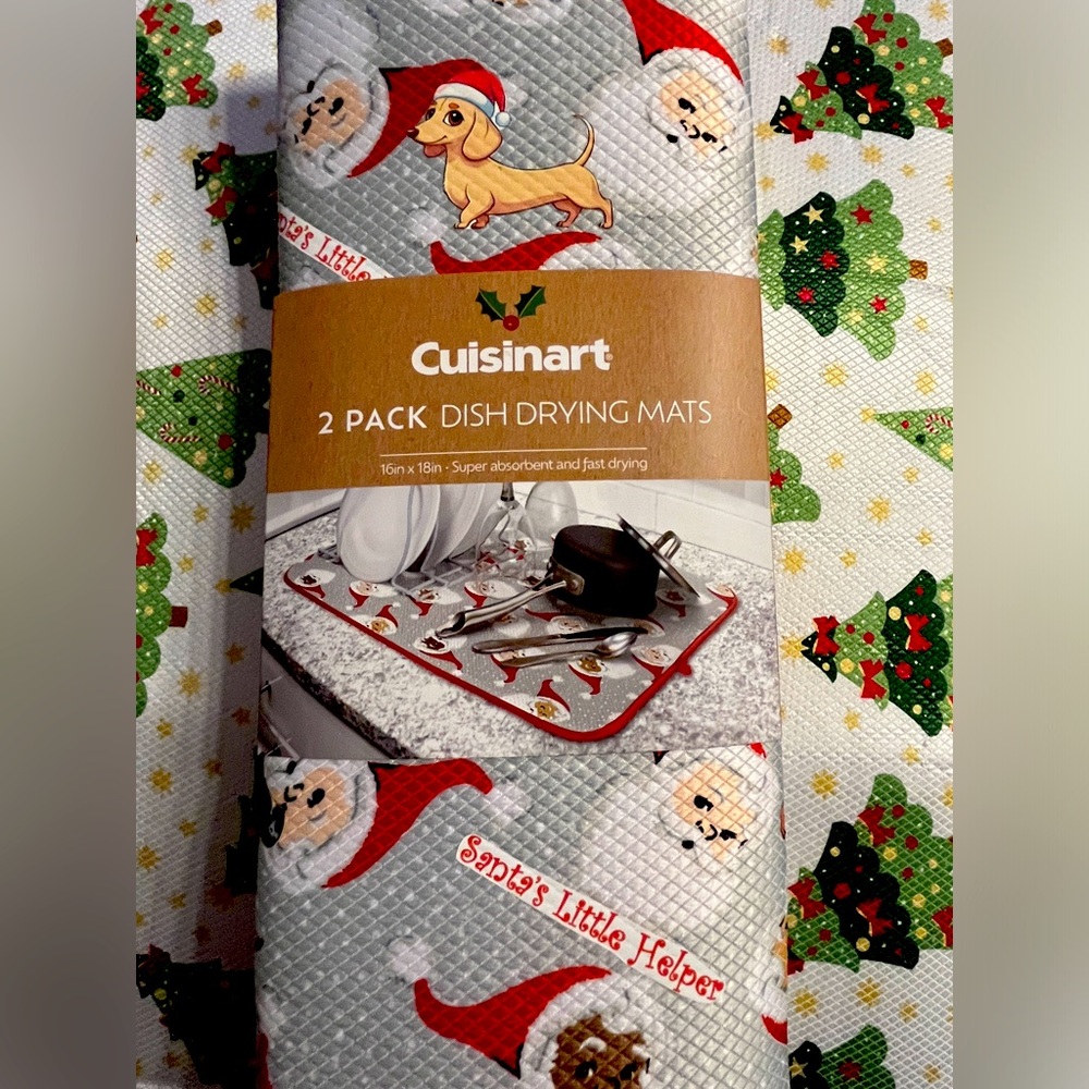 Hand design, Cuisinart dish drying mats